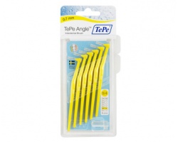 TEPE ANGLE INTERDENTAL BRUSH 0.7mm Yellow Μεσοδόντια βουρτσάκια κίτρινα 6 τεμάχια TEPE ANGLE INTERDENTAL BRUSH 0.7mm Yellow Μεσοδόντια βουρτσάκια κίτρινα 6 τεμάχια