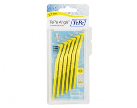 TEPE ANGLE INTERDENTAL BRUSH 0.7mm Yellow Μεσοδόντια βουρτσάκια κίτρινα 6 τεμάχια