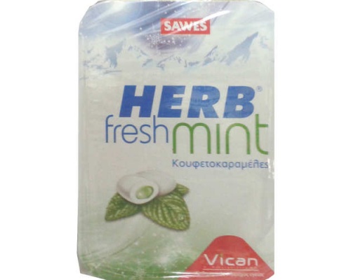 Vican Herb Fresh Mint Καραμέλες για τη στοματική κακοσμία 20γρ