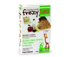 FREZYLAC Organic Cereals,Βιολογική κρέμα για βρέφη μετά τον 6ο μήνα ,Βρώμη Ολικής Άλεσης Γάλα - Μήλο Βανίλια 200g FREZYLAC Organic Cereals,Βιολογική κρέμα για βρέφη μετά τον 6ο μήνα ,Βρώμη Ολικής Άλεσης Γάλα - Μήλο Βανίλια 200g