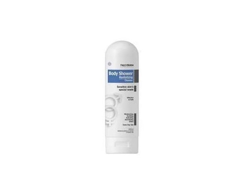 Frezyderm Revitalizing Body Shower, Απαλό καθαριστικό σώματος για το καθημερινό ντους, ιδιαίτερα των ευαίσθητων και ερεθισμένων επιδερμίδων, 200ml Frezyderm Revitalizing Body Shower, Απαλό καθαριστικό σώματος για το καθημερινό ντους, ιδιαίτερα των ευαίσθητων και ερεθισμένων επιδερμίδων, 200ml