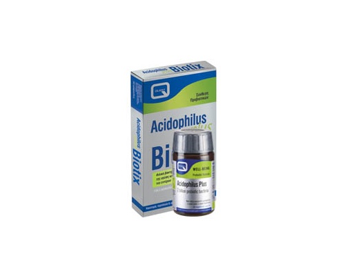 Quest Acidophilus Plus Biotix Φιλικά Βακτήρια για την ρύθμισης της λειτουργίας του εντέρου και του πεπτικού 30 κάψουλες