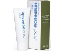 Vencil, Acne Series, Acneskin Cream, Κρέμα για Λιπαρά & Ακνεϊκά Δέρματα, Μειώνει τη Λιπαρότητα & Προσροφά το Σμήγμα, 30 ml Vencil, Acne Series, Acneskin Cream, Κρέμα για Λιπαρά & Ακνεϊκά Δέρματα, Μειώνει τη Λιπαρότητα & Προσροφά το Σμήγμα, 30 ml