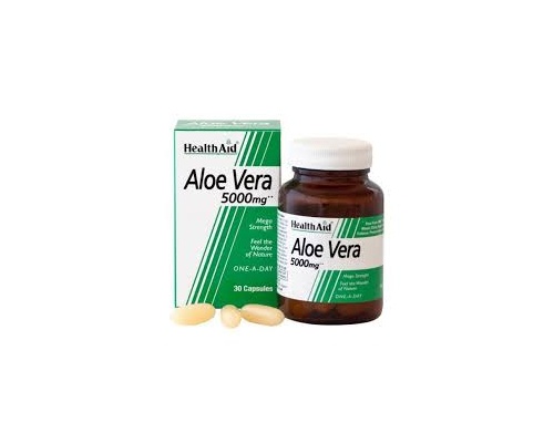 Health Aid ALOE VERA, ΑΛΟΗ ΒΕΡΑ 5000mg, Φυσικό αποτοξινωτικό, δίνει αρμονία ειδικά στο έντερο, αντανακλώντας φωτεινότητα στην εξωτερική εμφάνιση, 30 κάψουλες Health Aid ALOE VERA, ΑΛΟΗ ΒΕΡΑ 5000mg, Φυσικό αποτοξινωτικό, δίνει αρμονία ειδικά στο έντερο, αντανακλώντας φωτεινότητα στην εξωτερική εμφάνιση, 30 κάψουλες