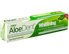 OPTIMA Aloe Dent Whitening Toothpaste Οδοντόκρεμα Αλόης Με Πυρίτιο Για Λεύκανση ,100ml