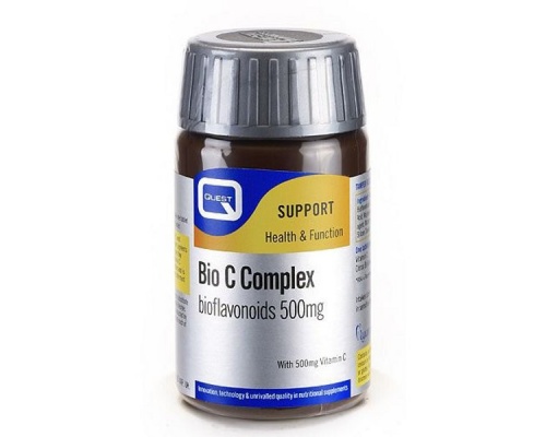 QUEST BIO C COMPLEX bioflavonoids 500mg, Συνπλήρωμα Διατροφής 30 ταμπλέτες