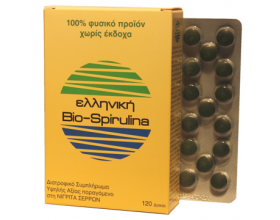 Ελληνική Βιο-Σπιρουλίνα 120 δισκίων των 400mg