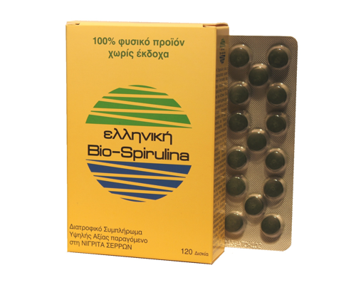 Ελληνική Βιο-Σπιρουλίνα 120 δισκίων των 400mg Ελληνική Βιο-Σπιρουλίνα 120 δισκίων των 400mg