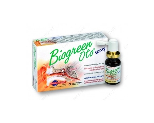 Biogreen Oto spray Bionatpharm 13ml, Ωτικό διάλυμα για απομάκρυνση του κεριού