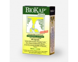 Biokap Συμπλήρωμα διατροφής  για Μαλλιά & Νύχια Καταπολεμά αποτελεσματικά την τριχόπτωση 60 Κάψουλες  Biokap Συμπλήρωμα διατροφής  για Μαλλιά & Νύχια Καταπολεμά αποτελεσματικά την τριχόπτωση 60 Κάψουλες