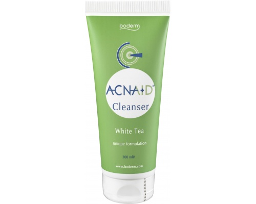 BODERM ACNAID Cleanser White tea Καθαριστικό γαλάκτωμα ειδικά μελετημένο για την καθημερινή περιποίηση του προσώπου με λευκό τσάι 200ml BODERM ACNAID Cleanser White tea Καθαριστικό γαλάκτωμα ειδικά μελετημένο για την καθημερινή περιποίηση του προσώπου με λευκό τσάι 200ml