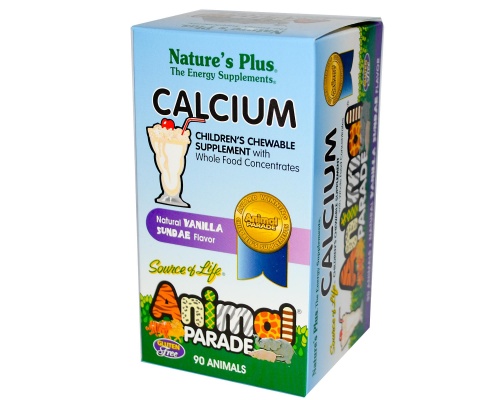 NATURE'S PLUS Animal Parade Calcium Μασώμενες ταμπλέτες με συμπυκνωμένες φυσικές τροφές 90 ταμπλέτες NATURE'S PLUS Animal Parade Calcium Μασώμενες ταμπλέτες με συμπυκνωμένες φυσικές τροφές 90 ταμπλέτες