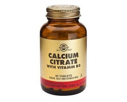 Solgar Calcium Citrate with Vitamin D3 250mg Συμπλήρωμα διατροφής ασβέστιο για δόμηση και τη διατήρηση των οστών 60 ταμπλέτες  Solgar Calcium Citrate with Vitamin D3 250mg Συμπλήρωμα διατροφής ασβέστιο για δόμηση και τη διατήρηση των οστών 60 ταμπλέτες