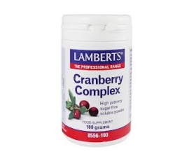 Lamberts Cranberry Complex Powder Συμπλήρωμα διατροφής για ασθενείς που υποφέρουν από συχνές ουρολοιμώξεις 100gr