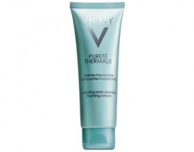 Vichy PURETE THERMALE - Creme Moussante Nettoyante Hydratante, Αφρώδης κρέμα καθαρισμού για ευαίσθητες επιδερμίδες Καθαρίζει & Εξυγιαίνει την επιδερμίδα ενώ της προσφέρει απαλότητα 125ml Vichy PURETE THERMALE - Creme Moussante Nettoyante Hydratante, Αφρώδης κρέμα καθαρισμού για ευαίσθητες επιδερμίδες Καθαρίζει & Εξυγιαίνει την επιδερμίδα ενώ της προσφέρει απαλότητα 125ml