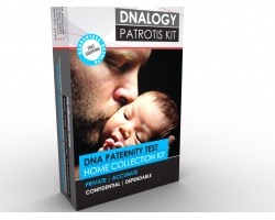 DNAlogy Test Πατρότητας (Παιδί & Πατέρας) Kit δειγματοληψίας, γρήγορο, έγκυρο, αξιόπιστο και διακριτικό 