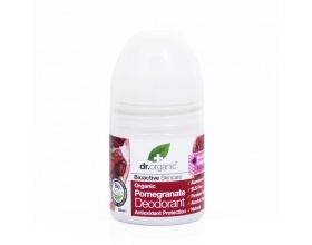 Dr. Organic Pomegranate Deodorant 50ml, Αντιβακτηριδιακό Κρεμώδες Αποσμητικό με Βιολογικό Ρόδι