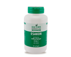 Doctor΄s Formulas Esakor Φόρμουλα φυσικών συστατικών Ωμέγα 3 λιπαρά οξέα 90 μαλακές κάψουλες Doctor΄s Formulas Esakor Φόρμουλα φυσικών συστατικών Ωμέγα 3 λιπαρά οξέα 90 μαλακές κάψουλες