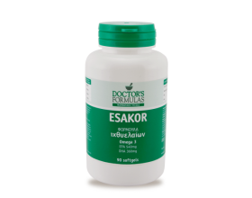 Doctor΄s Formulas Esakor Φόρμουλα φυσικών συστατικών Ωμέγα 3 λιπαρά οξέα 90 μαλακές κάψουλες