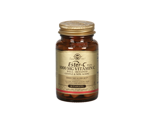 SOLGAR Ester-C 1000mg, Συμπλήρωμα Διατροφής που έχει τα ίδια οφέλη με τη βιταμίνη C, αλλά προσφέρεται σε μη όξινη μορφή 60 ταμπλέτες SOLGAR Ester-C 1000mg, Συμπλήρωμα Διατροφής που έχει τα ίδια οφέλη με τη βιταμίνη C, αλλά προσφέρεται σε μη όξινη μορφή 60 ταμπλέτες