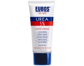 Eubos Urea 5% Hand Cream, Κρέμα εντατικής φροντίδας για το ξηρό & σκασμένο δέρμα των χεριών, Καταπραΰνει & προσφέρει παρατεταμένη ενυδάτωση 75ml