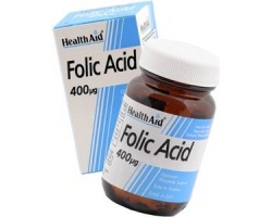 Health Aid Folic Acid 400μg Φολικό οξύ 90 ταμπλέτες