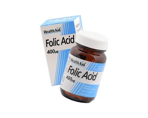 Health Aid Folic Acid 400μg Φολικό οξύ 90 ταμπλέτες Health Aid Folic Acid 400μg Φολικό οξύ 90 ταμπλέτες