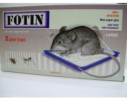 Fotin Βιταφαρμ Ε.Π.Ε. Παγίδες κόλλας για ποντικούς, κατσαρίδες και μυρμήγκια, μεγάλο μέγεθος 2 τεμάχια Fotin Βιταφαρμ Ε.Π.Ε. Παγίδες κόλλας για ποντικούς, κατσαρίδες και μυρμήγκια, μεγάλο μέγεθος 2 τεμάχια
