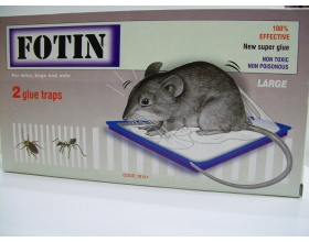 Fotin Βιταφαρμ Ε.Π.Ε. Παγίδες κόλλας για ποντικούς, κατσαρίδες και μυρμήγκια, μεγάλο μέγεθος 2 τεμάχια