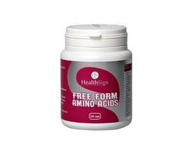 Health Sign Free Form Amino Acids, 120caps : Συνδυασμός όλων των απαραίτητων αμινοξέων για τη δόμηση των πρωτεϊνών & των μυϊκών ιστών στον οργανισμό