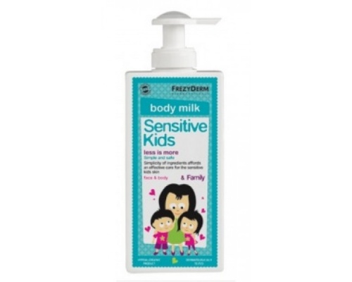 Frezyderm Sensitive Kids Face & Body Milk 200ml, Απαλό Γαλάκτωμα για την φυσιολογική, την ευαίσθητη ή την ερεθισμένη παιδική επιδερμίδα Frezyderm Sensitive Kids Face & Body Milk 200ml, Απαλό Γαλάκτωμα για την φυσιολογική, την ευαίσθητη ή την ερεθισμένη παιδική επιδερμίδα