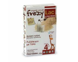 FREZYLAC Organic Cereals Βρεφική κρέμα βιολογικής προέλευσης με Ρυζάλευρο με Γάλα μετά τον 4ο μήνα 200g