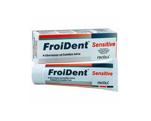 FROIKA Froident Sensitive Οδοντόκρεμα για Ευαίσθητα Δόντια για Καθημερινό βούρτσισμα 75ml FROIKA Froident Sensitive Οδοντόκρεμα για Ευαίσθητα Δόντια για Καθημερινό βούρτσισμα 75ml