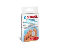 Gehwol Toe Separator G Large Αποστάτης δακτύλων ποδιού τύπου G Μεγάλου μεγέθους, Αντιπιεστικό, προστατευτικό επικάλυμμα πολυμερούς γέλης,Ανακουφίζει από την πίεση μεταξύ των δακτύλων, 3τεμ Gehwol Toe Separator G Large Αποστάτης δακτύλων ποδιού τύπου G Μεγάλου μεγέθους, Αντιπιεστικό, προστατευτικό επικάλυμμα πολυμερούς γέλης,Ανακουφίζει από την πίεση μεταξύ των δακτύλων, 3τεμ
