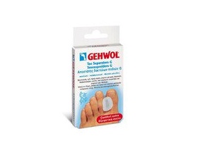 Gehwol Toe Separator G Large Αποστάτης δακτύλων ποδιού τύπου G Μεγάλου μεγέθους, Αντιπιεστικό, προστατευτικό επικάλυμμα πολυμερούς γέλης,Ανακουφίζει από την πίεση μεταξύ των δακτύλων, 3τεμ