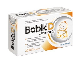 Novascon Bobik D Συμπλήρωμα διατροφής συμβάλει στην πρόληψη της ανεπάρκειας βιταμίνης D3 σε βρέφη και παιδιά 30 κάψουλες