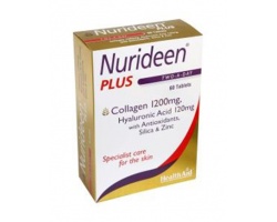 HealthAid Nurideen Plus, Ειδική φροντίδα για το δέρμα, Θαλάσσιο Κολλαγόνο με Υαλουρονικό οξύ & βιταμίνες, 60tabs HealthAid Nurideen Plus, Ειδική φροντίδα για το δέρμα, Θαλάσσιο Κολλαγόνο με Υαλουρονικό οξύ & βιταμίνες, 60tabs