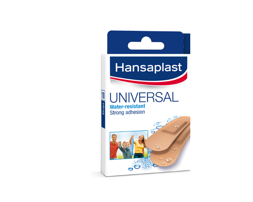 HANSAPLAST Universal Κάλυμμα με ισχυρή κολλητική ικανότητα ώστε να προστατεύεται η περιοχή της πληγής 10 επιθέματα HANSAPLAST Universal Κάλυμμα με ισχυρή κολλητική ικανότητα ώστε να προστατεύεται η περιοχή της πληγής 10 επιθέματα