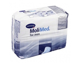 HARTMANN MoliMed Protect for men 14 τεμάχια, Διακριτικά - Aνατομικά επιθέματα ακράτειας