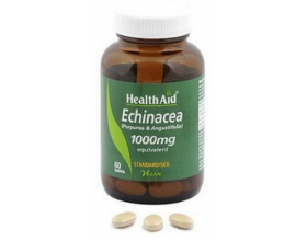 Health Aid Echinacea 1000mg 60 ταμπλέτες, Συμπλήρωμα Διατροφής για ενίσχυση της φυσικής άμυνας του οργανισμού