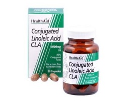 Health Aid CLA Conjugated Linoleic Acid για Καύση Λίπους, 30 κάψουλες