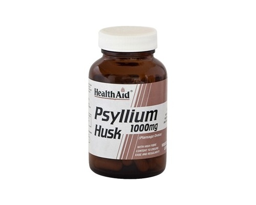 Health Aid Psyllium Husk 1000 mg Πεπτικές ίνες με φυσική υπακτική δράση 60 κάψουλες Health Aid Psyllium Husk 1000 mg Πεπτικές ίνες με φυσική υπακτική δράση 60 κάψουλες