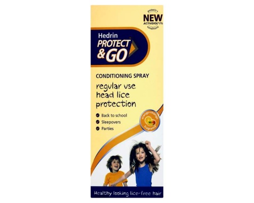 Hedrin Protect and Go Spray, Σπρέι conditioner συστηματική χρήση για προστασία ενάντια στις ψείρες 200ml Hedrin Protect and Go Spray, Σπρέι conditioner συστηματική χρήση για προστασία ενάντια στις ψείρες 200ml