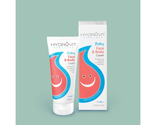 Hydrovit Healthcare Baby Face & Body cream Target, Ενυδάτωση και προστασία της ευαίσθητης επιδερμίδας των μωρών 100ml Hydrovit Healthcare Baby Face & Body cream Target, Ενυδάτωση και προστασία της ευαίσθητης επιδερμίδας των μωρών 100ml