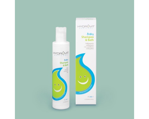 Hydrovit Healthcare Baby shampoo and bath Target , Καθημερινός καθαρισμός της ευαίσθητης επιδερμίδας του μωρού 200ml Hydrovit Healthcare Baby shampoo and bath Target , Καθημερινός καθαρισμός της ευαίσθητης επιδερμίδας του μωρού 200ml