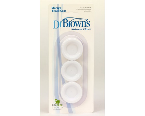 Dr. Brown's, Καπάκι ταξιδίου για μπιμπερό με στενό λαιμό, 630-GB, 3 τεμάχια Dr. Brown's, Καπάκι ταξιδίου για μπιμπερό με στενό λαιμό, 630-GB, 3 τεμάχια