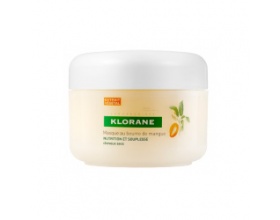 Klorane Masque au beurre de mangue Επανορθωτική Μάσκα εντατικής τροφής με βούτυρο μάνγκο για ξηρά μαλλιά 150ml 