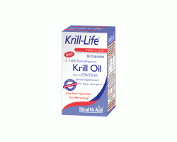 Health Aid Krill-Life 60caps, Συμπλήρωμα Διατροφής πλούσιο σε λιπαρά οξέα ιδανικό για υγιή καρδιά & έλεγχο χοληστερίνης, για καλή εγκεφαλική λειτουργία και μνήμη Health Aid Krill-Life 60caps, Συμπλήρωμα Διατροφής πλούσιο σε λιπαρά οξέα ιδανικό για υγιή καρδιά & έλεγχο χοληστερίνης, για καλή εγκεφαλική λειτουργία και μνήμη