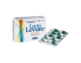Uni-Pharma S.A. LactoLevure Συμπλήρωμα διατροφής ιδανικό για τη σωστή λειτουργία του εντέρου 10 κάψουλες