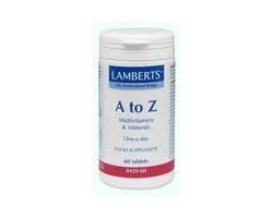 LAMBERTS A to Z MULTI VITAMINS Συμπλήρωμα διατροφής 30 κάψουλες LAMBERTS A to Z MULTI VITAMINS Συμπλήρωμα διατροφής 30 κάψουλες